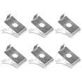 thumbnail image 1 of 6pcs Shelf Bracket Clips Glass Shelf Bracket Clips Cabinet Shelf Accessories, 1 of 9
