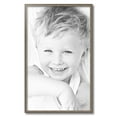 thumbnail image 2 of ArtToFrames 19" x 31" Silver Picture Frame, 19x31 inch Multi Wood Poster Frame (WOM-4756), 2 of 7