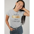 thumbnail image 2 of Just Before Sunrise Gold Foil T-Shirt Women -Image by Shutterstock, Female 3X-Large, 2 of 4