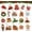 Christmas elements, variant on 5D Diamond Painting Keychains Kit, 20 pcs Double-Sided DIY Rhinestone Ornament for Adults Beginners, Diamond Art Keyring with Resin Bases & Tools, Christmas Tree Bag Holiday Party Decor Gift