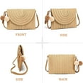 thumbnail image 4 of AOUNQ Straw Purses and Handbags for Women Woven Clutch Purse Summer Beach Crossbody Shoulder Bag, 4 of 8