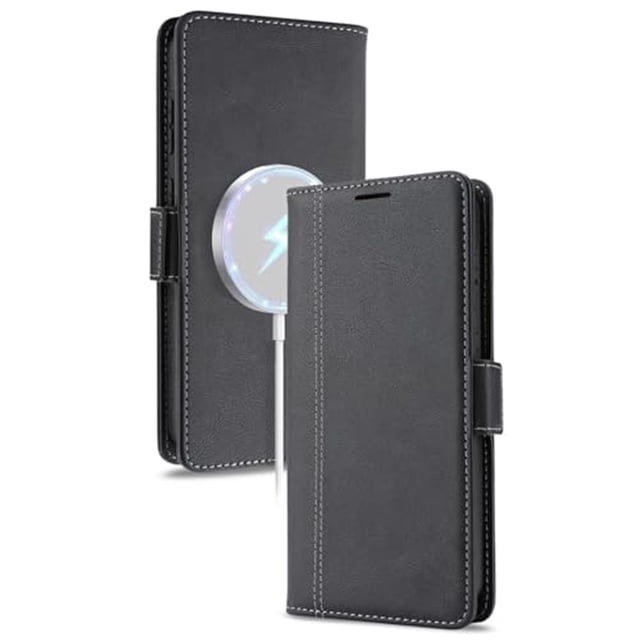 Case For Samsung Galaxy S26 Ultra/S26 Plus/S26, PU Leather Shell With Wireless Charging Non-Slip Stand Cover