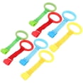 thumbnail image 2 of 8 piezas de aro colgante para cuna de aprendizaje para bebés, aro de mano para tirar de la cuna para niños pequeños, 2 of 7