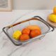 thumbnail image 3 of Stainless Steel Oval Fine Mesh Expandable for Colander Kitchen Sink Vegetables 6 Quart, 3 of 5