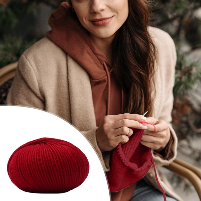 Vaidha Wool Hand-woven Medium Coarse Scarf Hat Overcoat Wool Merinoss Wool Wool Cashmeres Yarn