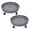 Gray, variant on Heavy Duty Plastic Drum Dolly for 30-55 Gallon Barrels, 900 lb Capacity 2-Pack with 5 Swivel Casters, Gray