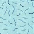 thumbnail image 1 of Ahgly Company Machine Washable Indoor Square Transitional Blue Diamond Blue Area Rugs, 7' Square, 1 of 7