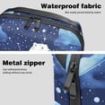 thumbnail image 4 of Polar Bear Digital Pouch with Oxford Fabric, Waterproof Electronic Organizer Travel Case, Cord and Cable Organizer, Canvas Storage Box Small, Hard Drive Bags Included - 5.9x9.44x3.14 in, 4 of 6