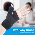 thumbnail image 2 of PENGXIANG Adjustable Elastic Two-way Thumb Stabilizer Finger Support Wrist Band Brace, 2 of 3