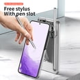 thumbnail image 5 of SaniMore Case for Samsung Galaxy S23 Ultra 6.8" 2023 with Hidden Kickstand & S Pen Slot & Stylus, Anti-scrctch Drop-proof Tough PC Backplane Anti-shock Slim Shell for Galaxy S23 Ultra, Silver, 5 of 7