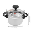 thumbnail image 2 of 3l/3.17 Qt Mini Pressure Cooker,18*12cm Pressure Canners 35kpa for 1-2 People, 2 of 8
