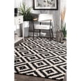 thumbnail image 2 of nuLOOM MTVS174A Handmade Tufted Kellee Round Rug, 4, Black, 2 of 2