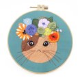 thumbnail image 1 of Bordado de gato bordado diy tridimensional principiante material de tela básico bordado, 1 of 5