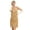 Gold, variant on PrettyGuide Women's 1920s Flapper Dress V Neck Slip Fringed Sequin 20s Great Gatsby Party Mini Dress