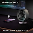 thumbnail image 5 of SteelSeries, 61534, Portable Speakers, Arena 3 BT with Polished 4 inch Drivers, Certified Refurbished Brown Box, (2-Piece), 5 of 11