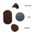 thumbnail image 5 of Raindrops 10Pcs Coffee Colored Patches for Jeans and Shirts, 5 of 8