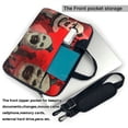 thumbnail image 3 of Terrifier Laptop Carrying Case 13 Inch Laptop Bag Computer Protective Case Shoulder Strap Carrying Briefcase Messenger Bag, 3 of 9