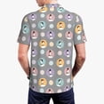 thumbnail image 4 of Daiia Cute Geese Pattern Men’s Polo Shirts,Solid Deck Shirt,Classic Fit, Breathable Cotton Polo for Casual and Sport Wear-3X-Large, 4 of 9
