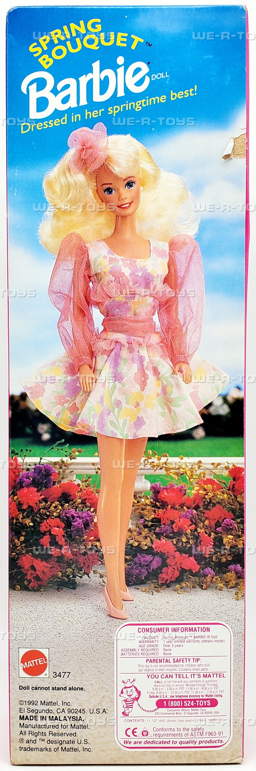 Barbie Spring Bouquet Doll Special Edition 1992 Mattel 3477