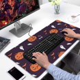 thumbnail image 2 of Long Mouse Pads for Desk,Halloween Elements Pattern Desk Mats on Top Of Desks, Desk Mouse Pad Extra Large with 3mm Non-Slip Base and Stitched Edge for Gaming,Office,Work,Home 31.5"x15.7", 2 of 6