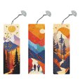 thumbnail image 1 of Pinting Diamantes Bookmark 3pcs Screwing Senderismo Forma Especial para Amantes Los Libros, 1 of 9