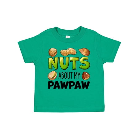 

Inktastic Nuts About My Pawpaw Peanut Almond Pistachio Boys or Girls Toddler T-Shirt