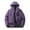 Purple, variant on Men's Insulated Thermal Puffer Jacket with Hood Winter Warm Windproof Coat Outdoor Casual Winter Outerwear
