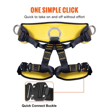 Climbing Harness With Chest Ring - High Load Capacity Safety Belt For Mountaineering & High-Altitude Work