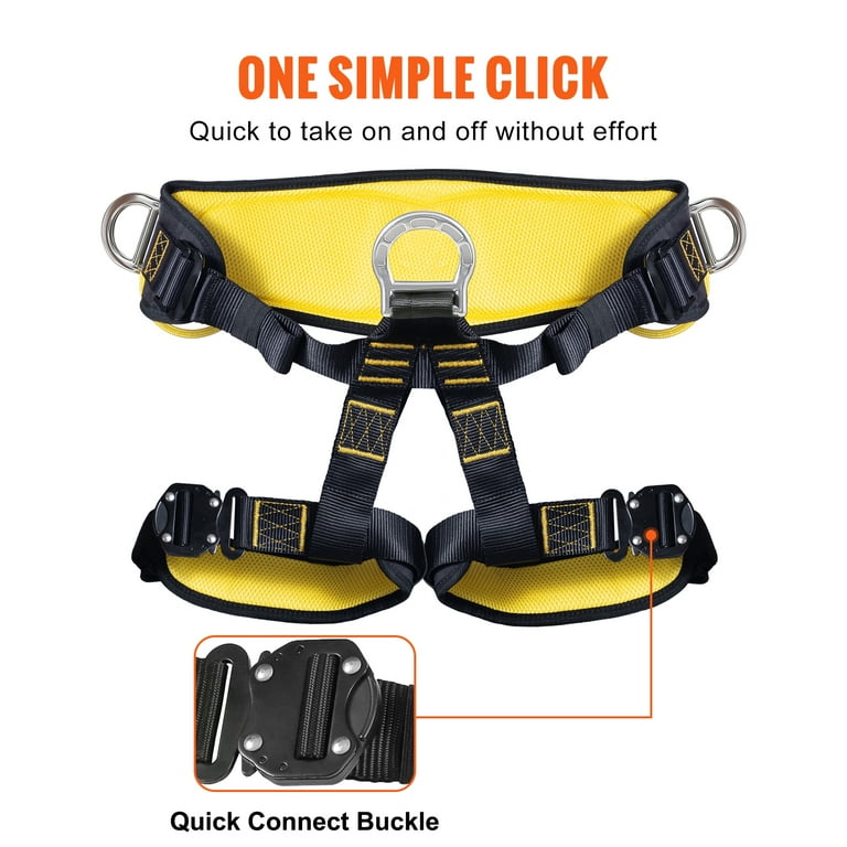 りん FRILL SHORT HARNESS NVNOO Safety Harness Fall Protection Kit, Full Body Roofing