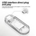 thumbnail image 5 of 1/2x Led Touch Car Light Mini Wireless Interior Car Lighting Auto Roof Ceiling Reading Lamp For Door Foot Trunk Storage Box Charger, 5 of 5