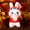 D, variant on C White Shawl Chinese New Year Stuffed Rabbit Doll 2026 Lunar Year Bunny Plush Toy For Home Decor