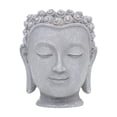 thumbnail image 3 of koolsoo Buddha Head Flower Pot Buddhism Gift Plant Container for Kitchen Desk Garden Style D, 3 of 9
