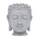 thumbnail image 3 of Maceta con forma de cabeza de Buda, maceta para plantas, decoración creativa gris, adorno, regalo para plantas. Estilo D, 3 of 9