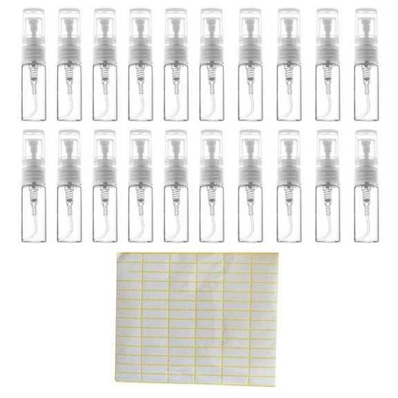 50Pcs 3ML Bottle Small Cosmetic Packing Atomizer Perfume Bottles Atomizing Liquid Container for Travel
