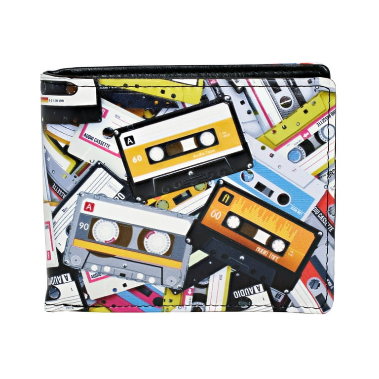 Cassette Tape Black - Men's Wallet