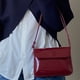 thumbnail image 2 of Bolso Retro para Axila Bolso Hombro Mano Charol para Mujer Bolso Cruzado Bolso Cuadrado Pequeño (rojo) Rojo, 2 of 9
