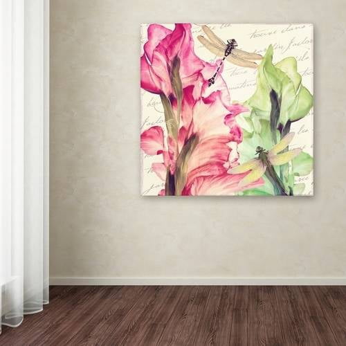 Trademark Fine Art "Dragonfly Morning II" Canvas Art by Color Bakery