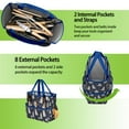 thumbnail image 6 of Garden Tool Bag,Siberian Husky Garden Tool Organizer,Garden Gifts,Waterproof Multi-Pocket Garden Tool Storage 11.8x5.5x11.4 Inch(Tools NOT Included), 6 of 6