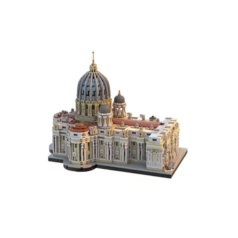 MOC-205664 St. Peter's Basilica 1:800 Building Blocks Bricks Toy Model Gift Kit 3019PCS