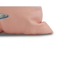 thumbnail image 2 of Simply Daisy, 18 x 18 inch, Margarita Plain Geometric Print Pillow, Coral, 2 of 2
