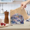 thumbnail image 6 of Painting Snow Houses Trees Napkin Holder for Table Clear Napkin Stand Paper Holder Acrylic Organizer Dispenser Napkins for Dinner Kitchen Restaurant Room, 6 of 8