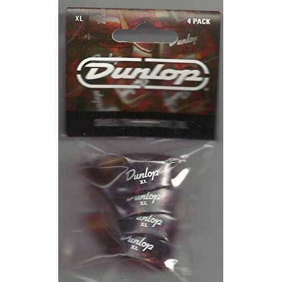 Dunlop 9024P Plastic Thumb Picks (4 Pack) - Extra Large, Shell