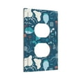 thumbnail image 2 of ZICANCN Outlet Covers Wall Plate, Sealife Fish Whale Light Switch Cover Decorative, Duplex Toggle Combo 1-Gang, 2 of 9
