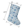 thumbnail image 5 of 3 Pcs Christmas Stockings,Blue Christmas Snowflake Pattern Stockings Christmas,14.8'' Xmas Stockings,Christmas Party Favors,Christmas Party Decorations,Christmas Stockings Personalized, 5 of 5