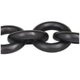 thumbnail image 4 of 16" x 3" Black Aluminum Chain Sculpture, by DecMode, 4 of 7