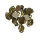 thumbnail image 3 of 12 piezas de clip de latón vintage en pendientes en blanco, hallazgos de base con almohadillas circulares planas de 12 mm Bronce Macarena Earring Hallazgos, 3 of 7