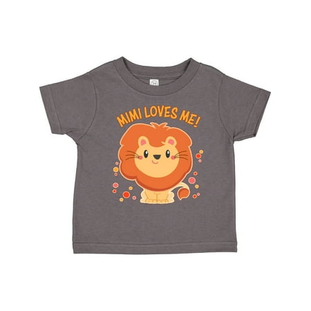 

Inktastic Mimi Loves Me- Cute Lion Gift Toddler Boy or Toddler Girl T-Shirt