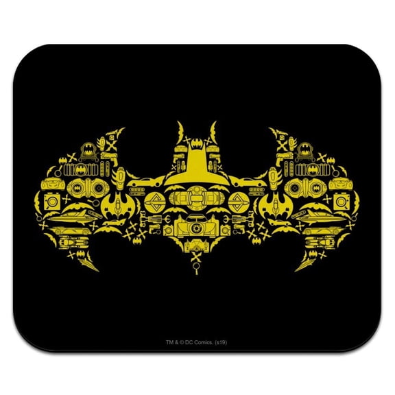 Batman Batman Icons Logo Low Profile Thin Mouse Pad Mousepad