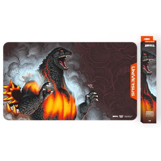 UVS Games: GODZILLA: REIGN OF KAIJU PLAYMAT - BURNING GODZILLA