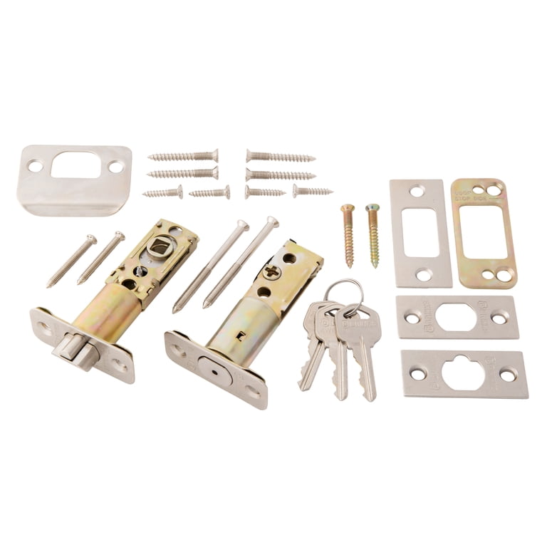 Brinks Keyed Entry Doorknob & Deadbolt Combo, Silver photo 7